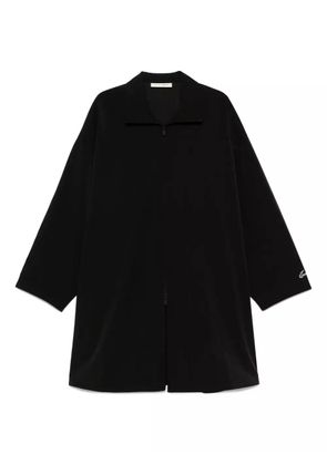 FEAR OF GOD ESSENTIALS zip-front three-quarter sleeves coat - Black