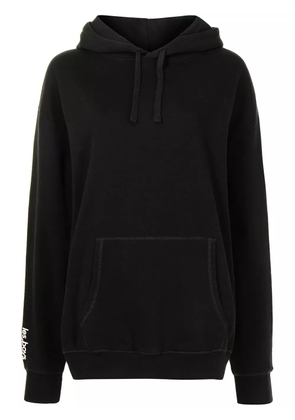 Les Girls Les Boys logo-print drawstring hoodie - Black