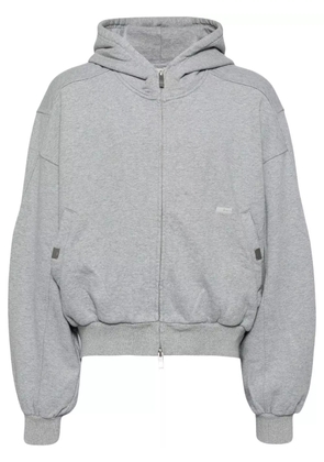 C2h4 zip-up cotton hoodie - Grey
