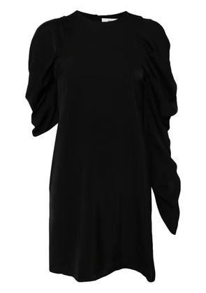 Besfxxk draped asymmetric dress - Black