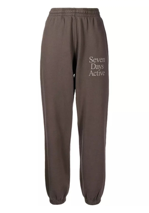 7 DAYS Active logo-print track pants - Grey