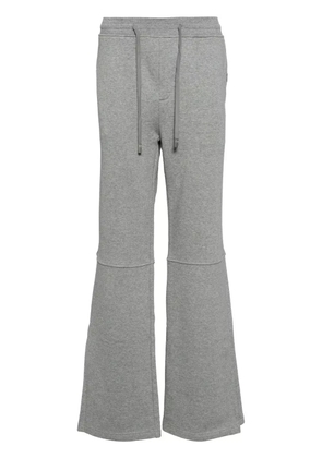 C2h4 panelled-design cotton trousers - Grey