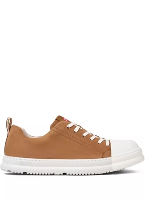 Camper Juction Runner lace-up nubuck leather sneakers - Brown