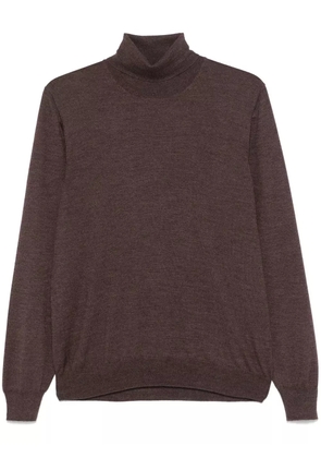Tagliatore turtleneck sweater - Brown