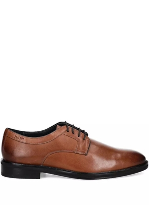 Joop! leather lace-up derby shoes - Brown
