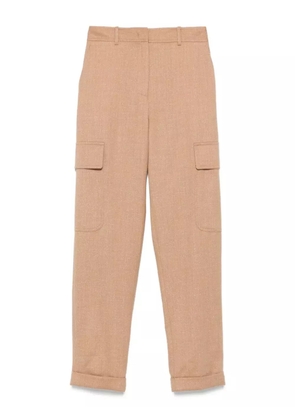 Eleventy cuffed cargo-pocket trousers - Neutrals