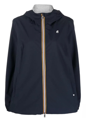K-Way R&D Marguerite hooded windbreaker jacket - Blue