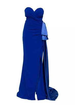 Saiid Kobeisy strapless gown - Blue