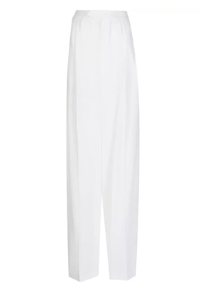ANOUKI wool wide-leg trousers - White