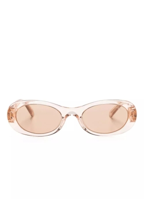 Miu Miu Eyewear oval-frame sunglasses - Pink