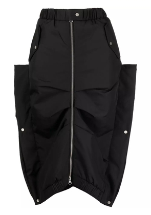 Besfxxk elasticated midi skirt - Black