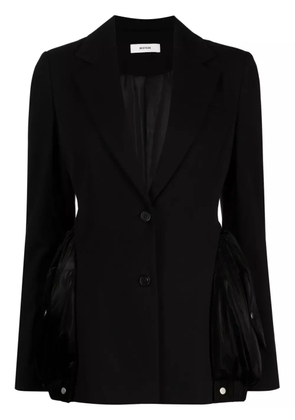 Besfxxk Victorian button-up blazer - Black