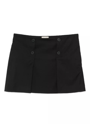The Garment button-front mini skirt - Black
