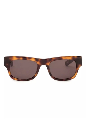 FLATLIST tortoiseshell rectangle-frame sunglasses - Brown