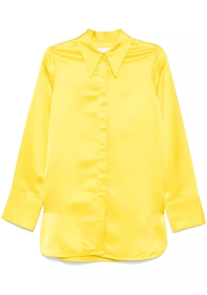 Jil Sander satin shirt - Yellow