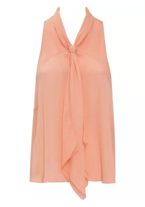 Emporio Armani knot-detail blouse - Pink