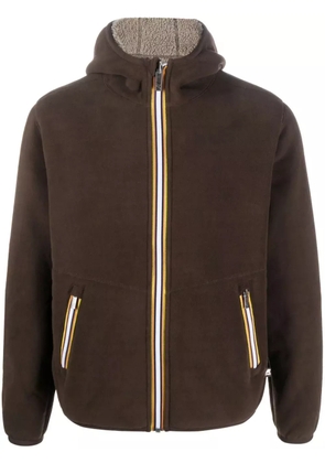 K-Way R&D reversible zip-up fleece jacket - Brown
