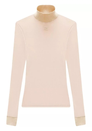 Courrèges Reedition second-skin top - Neutrals