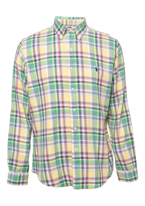 Polo Ralph Lauren Vintage plaid cotton shirt - Yellow