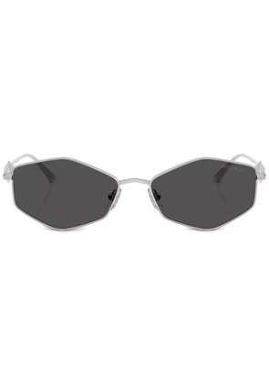 Jimmy Choo Eyewear logo-engraved sunglasses - Silver