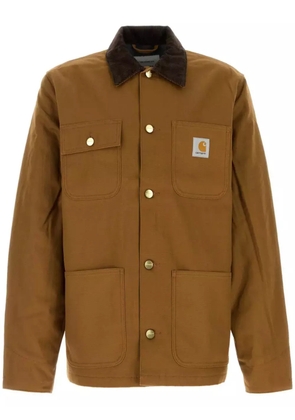 Carhartt WIP Michigan logo-patch shirt jacket - Brown