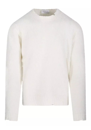 Diana Studio frayed-edge sweater - White