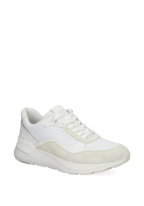 Michael Kors logo-pattern mesh sneakers - Neutrals