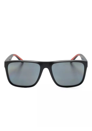 SCUDERIA FERRARI logo-plaque oversize-frame sunglasses - Black