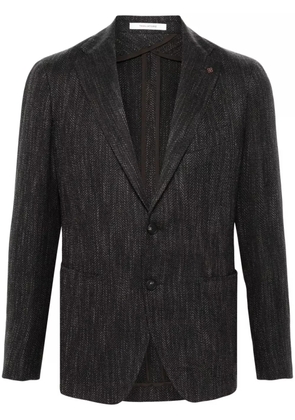 Tagliatore herringbone blazer - Brown