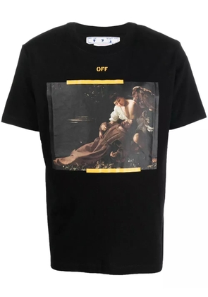 Off-White Caravaggio-print T-shirt - Black
