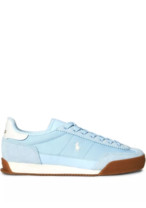 Polo Ralph Lauren suede-panel sneakers - Blue