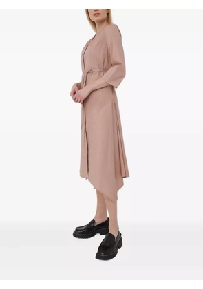 DKNY asymmetric shirt dress - Pink