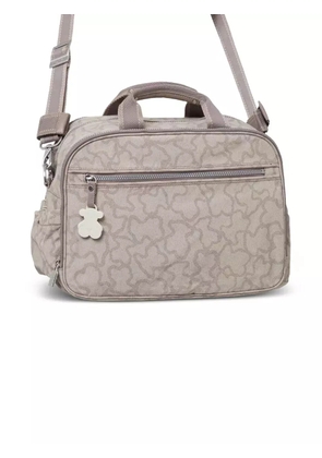 TOUS Kaos logo-print satchel bag - Neutrals