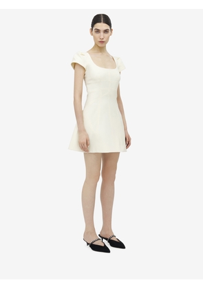 ALEXANDER MCQUEEN - Wool Silk Mini Dress - Item 841216QJAAA9007