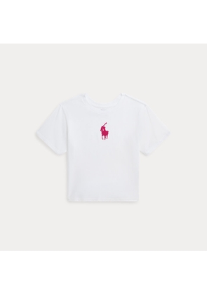 French Knot Big Pony Cotton Jersey Tee