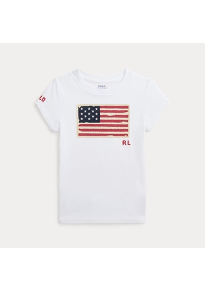 Flag Cotton Jersey T-Shirt