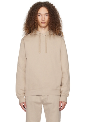 Hugo Beige Printed Hoodie