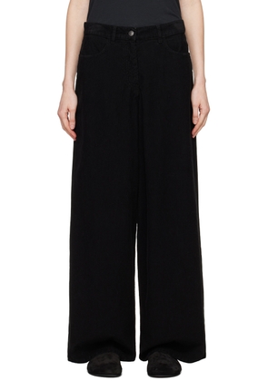 The Row Black Chan Trousers