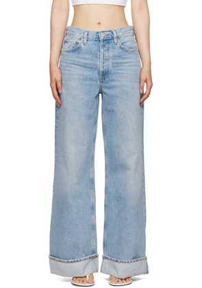 AGOLDE Blue Clara Jeans