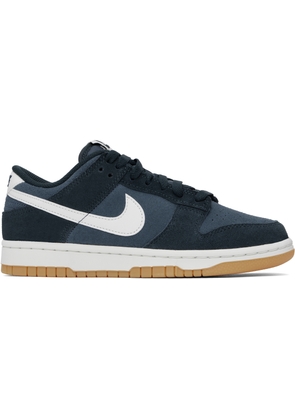 Nike Blue & White Dunk Low Retro SE Sneakers