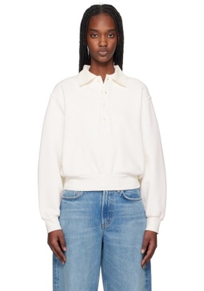 Citizens of Humanity Off-White Remi Collared Sweatshirt