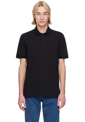 BOSS Black Embroidered-Logo Polo