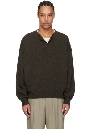 Fear of God Brown Fine Knit Henley