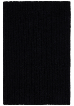 Rick Owens Black Concordians Tube Scarf