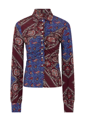 Rabanne Ruffled Crepe Shirt - Moda Operandi