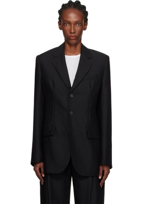 WARDROBE. NYC Black Light Longline Blazer