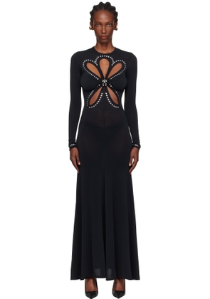 Rabanne Black Second-Skin Long Maxi Dress
