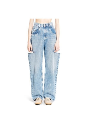 Denim Jeans With Slash Details