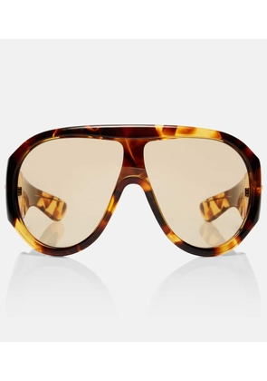 Bottega Veneta Fashion Sow oversized mask sunglasses