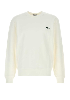 A. P.C. White Cotton T-shirt